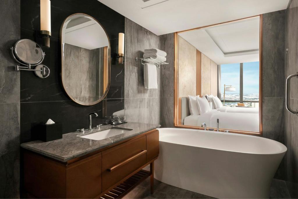 Phòng Club 2 Giường Đơn Với Tầm Nhìn Lên Bầu Trời - Quyền Sử Dụng Club Lounge