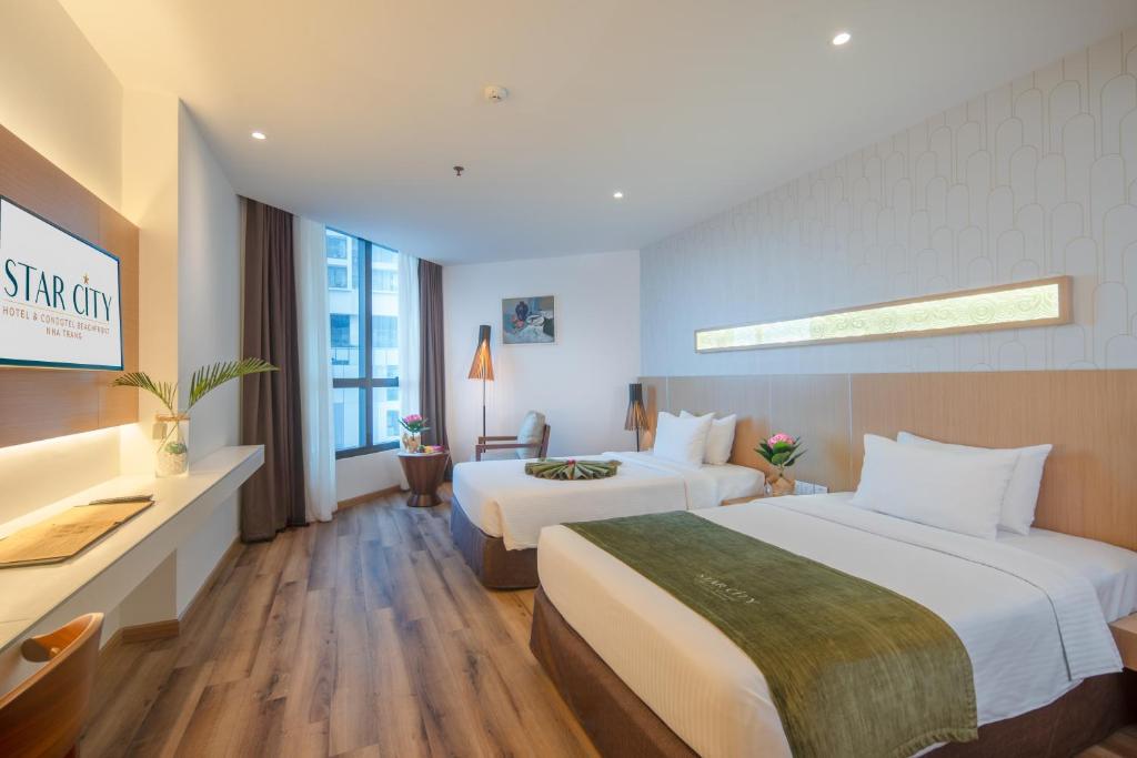 Phòng Deluxe 2 Giường Đơn Nhìn Ra Biển