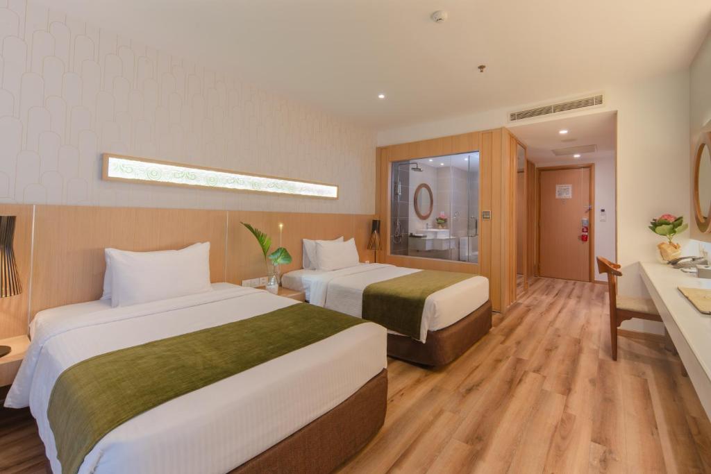 Phòng Deluxe 2 Giường Đơn Nhìn Ra Biển