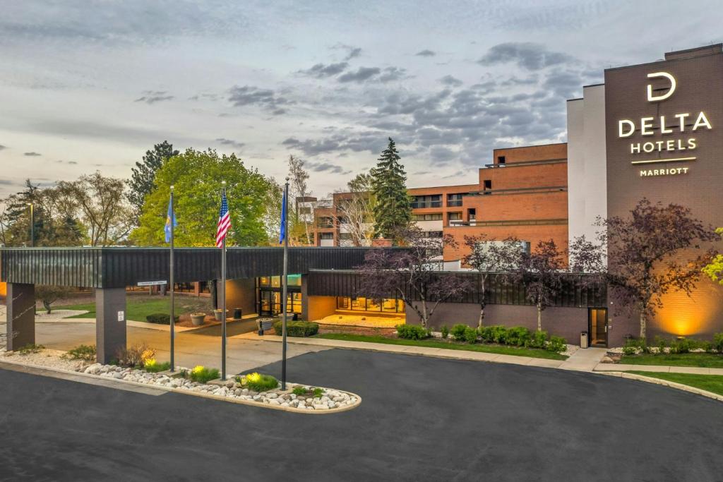 una representación del exterior de un hotel en Delta Hotels by Marriott Mount Pleasant, en Racine