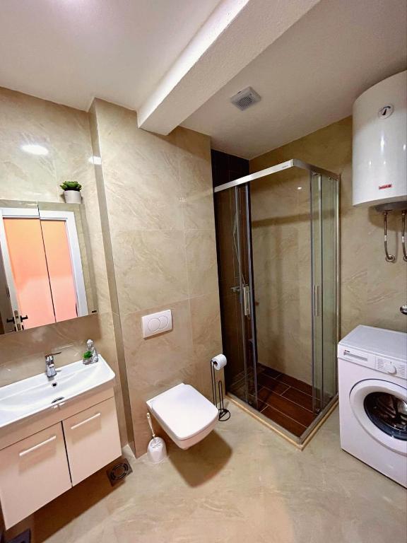 Koupelna v ubytování Sea View Apartment Montenegro