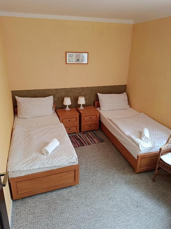 Postel nebo postele na pokoji v ubytování Toscca
