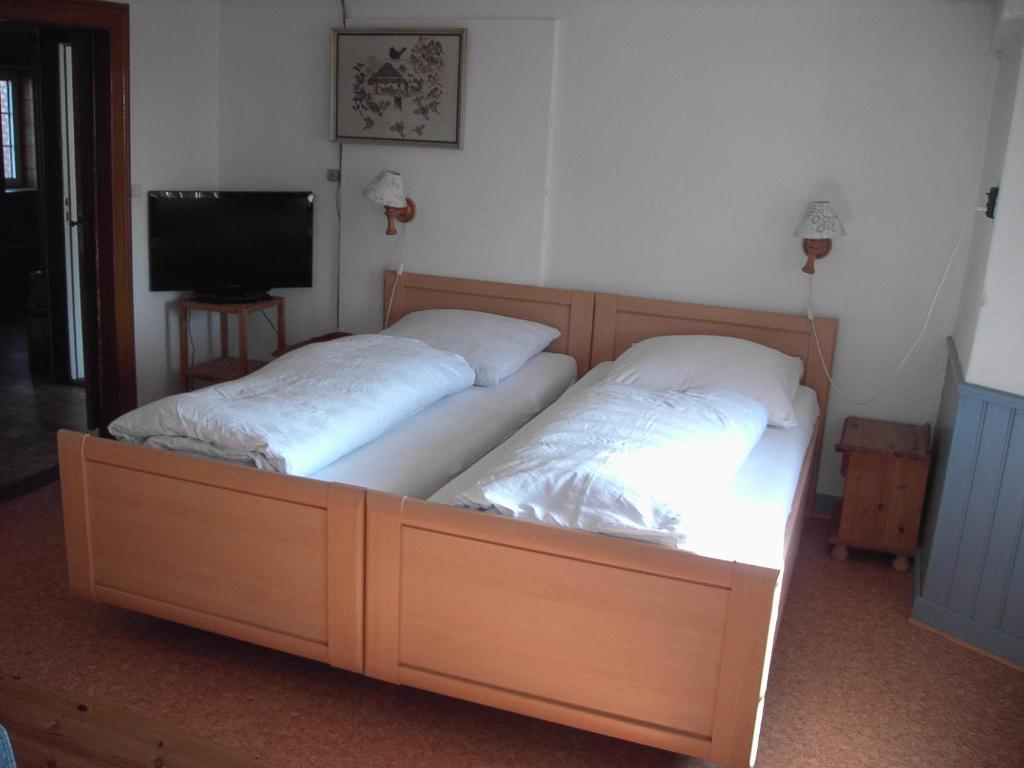 Postel nebo postele na pokoji v ubytování Astrupgaard Farm Holiday