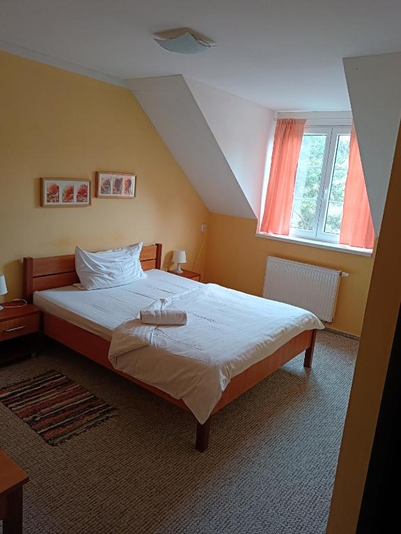 Postel nebo postele na pokoji v ubytování Toscca
