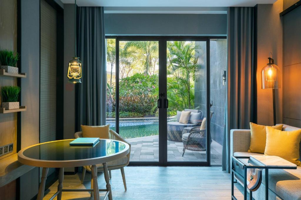 Posezení v ubytování Renaissance Xiamen Hotel