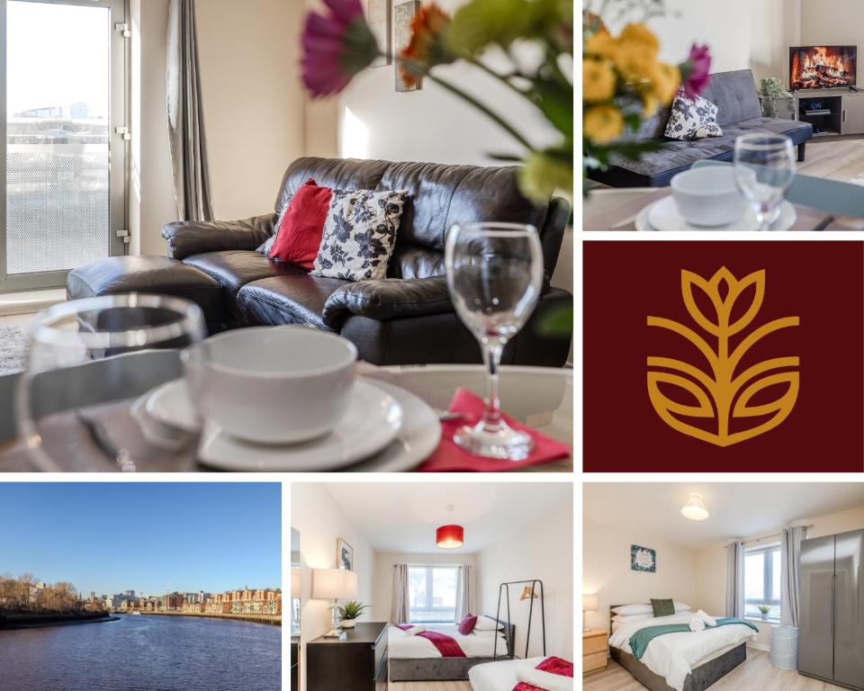 Waterfront Quayside Apartment with secure parking & lift, Ideal for ...