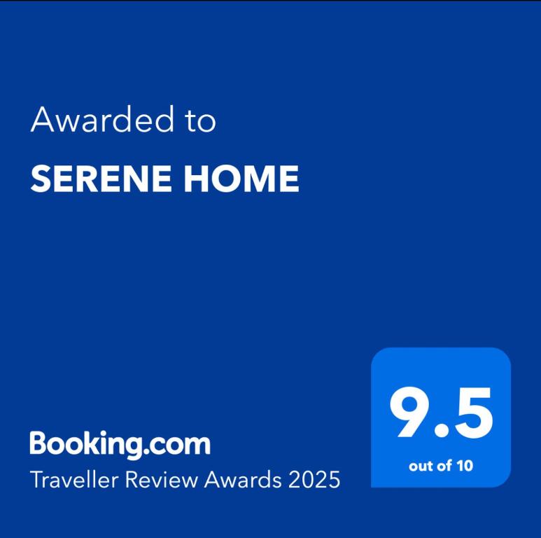 Certifikát, hodnocení, plakát nebo jiný dokument vystavený v ubytování SERENE HOME