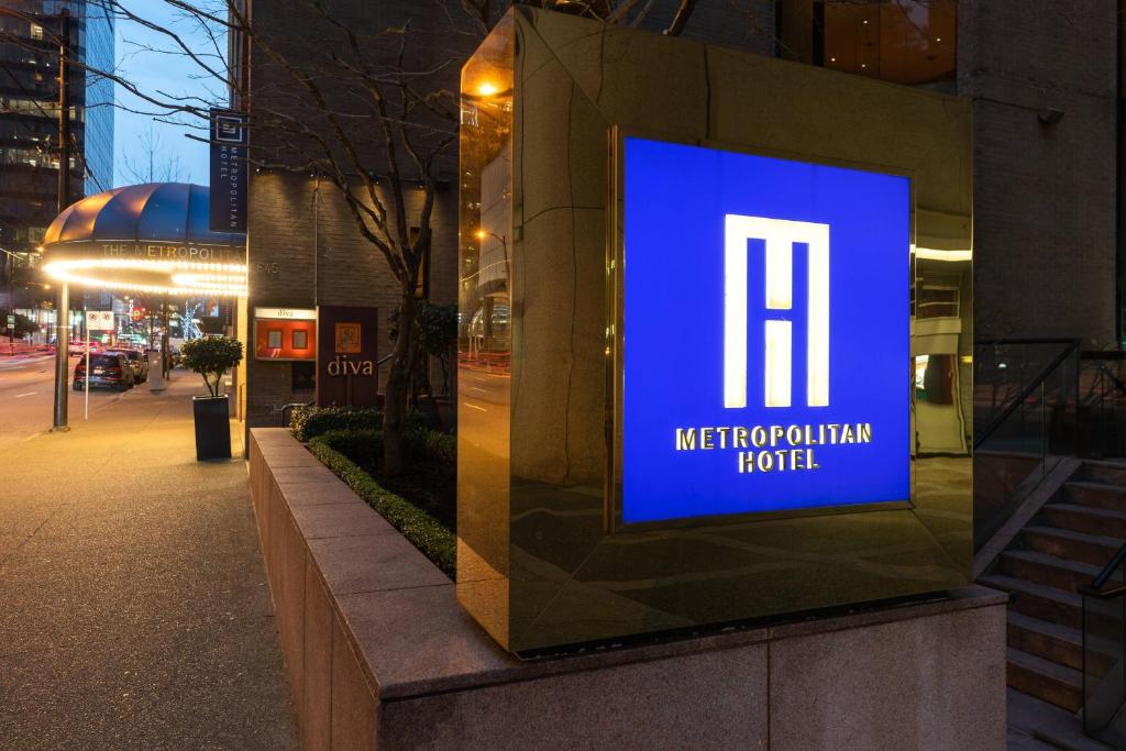 Certifikát, hodnocení, plakát nebo jiný dokument vystavený v ubytování Metropolitan Hotel Vancouver