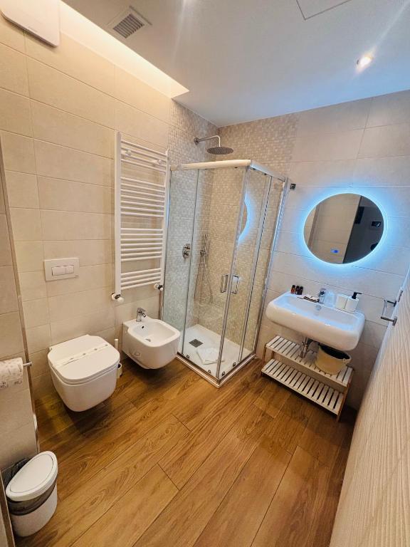 A bathroom at Trase & Isse Holiday Home