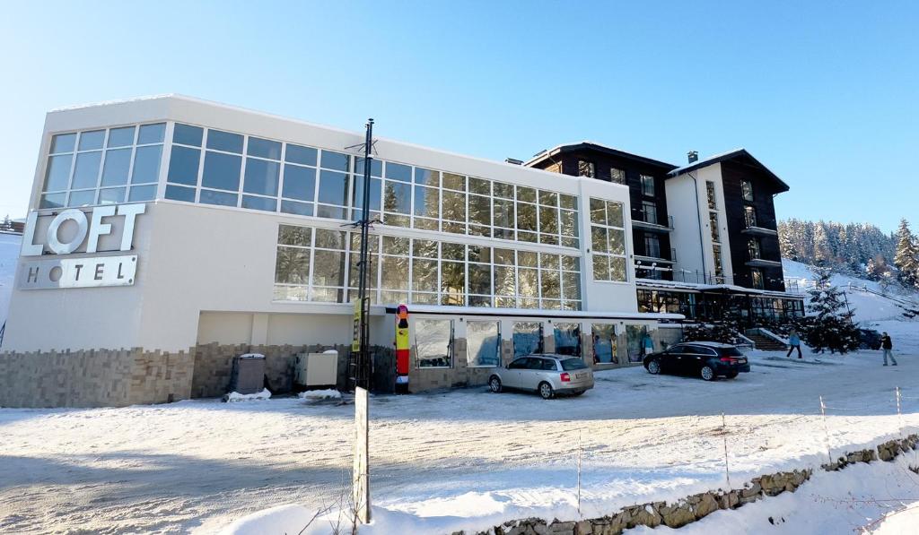 Loft Hotel v zimě