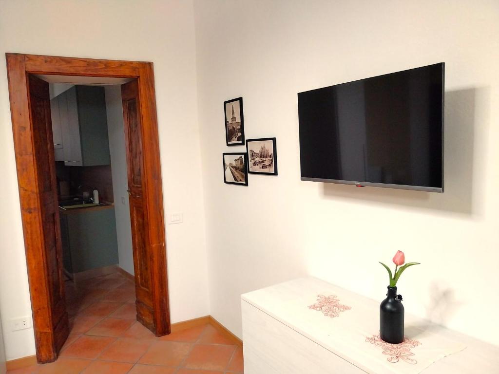 TV a/nebo společenská místnost v ubytování il salottino