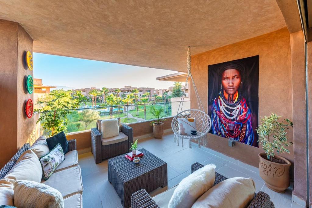 Posezení v ubytování Alma Prestigia Appartments
