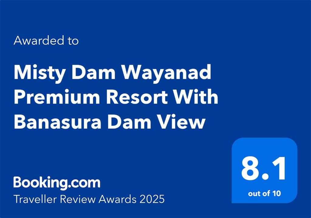 Certifikát, hodnocení, plakát nebo jiný dokument vystavený v ubytování Misty Dam Wayanad Premium Resort With Banasura Dam View