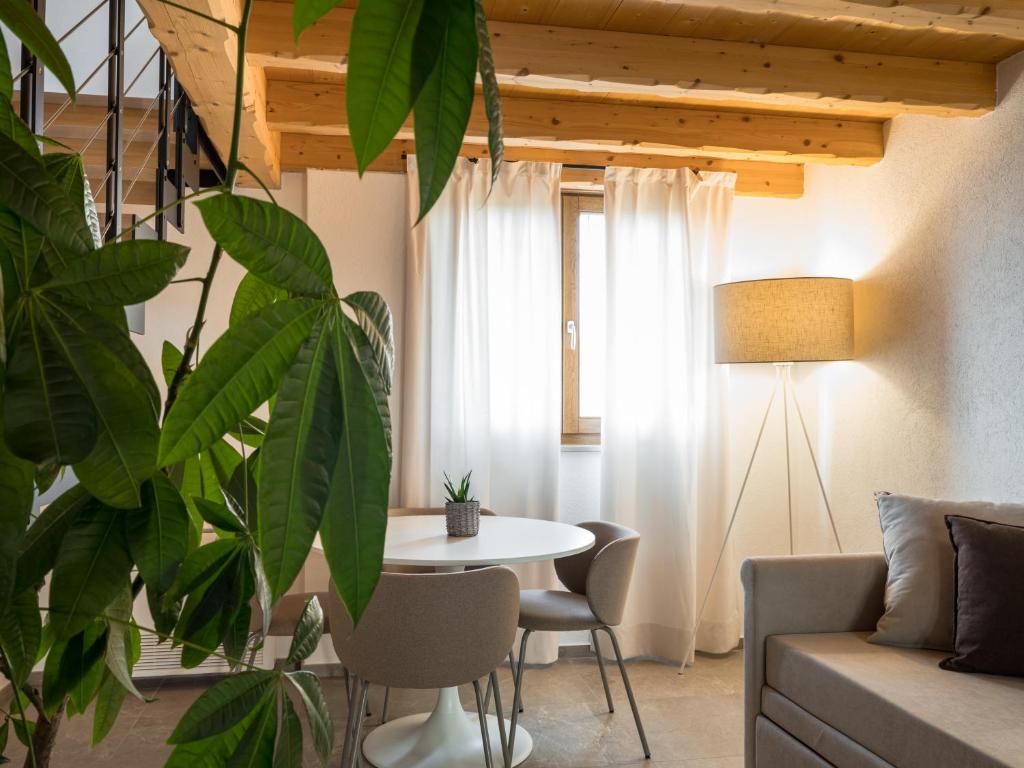 Χώρος καθιστικού στο Borgo San Verolo Apartment