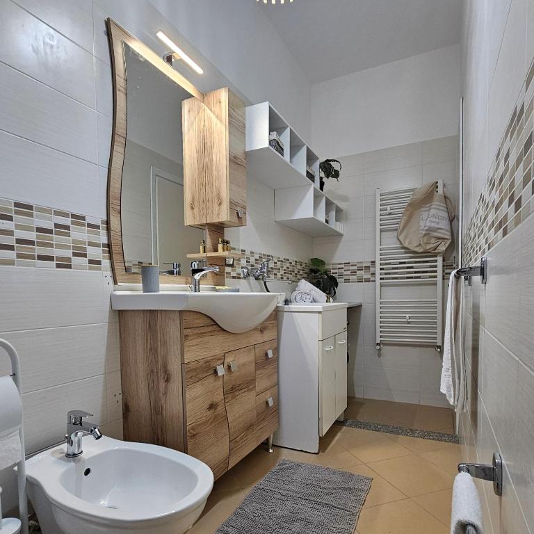 Koupelna v ubytování Stella-Guesthouse