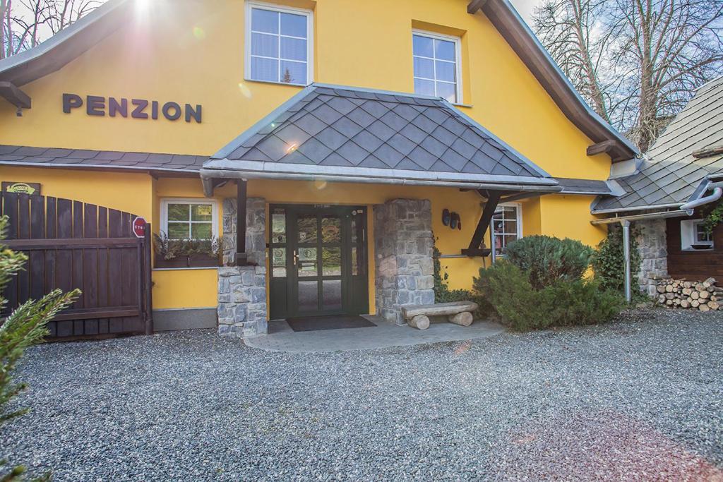 Budova, kde se penzion nachází