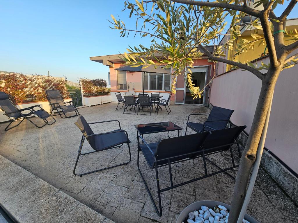 Balkón nebo terasa v ubytování Stella-Guesthouse