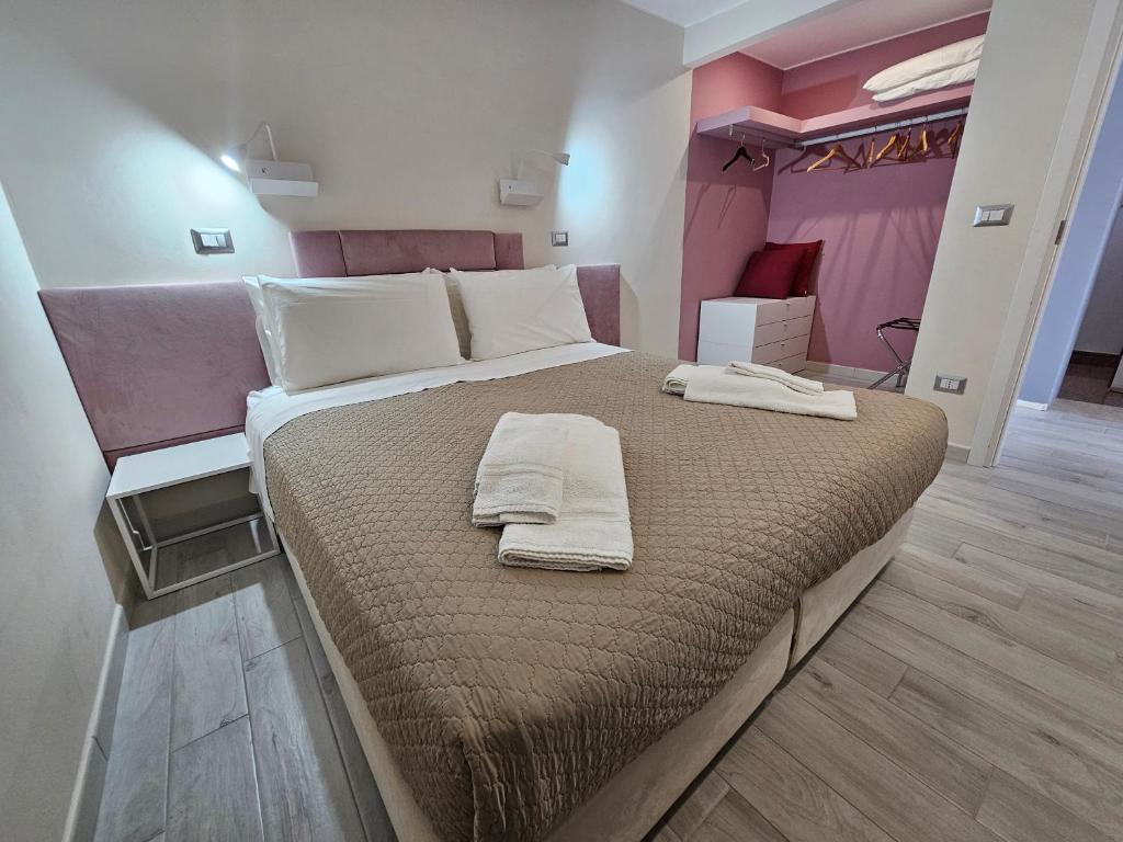Postel nebo postele na pokoji v ubytování Stella-Guesthouse