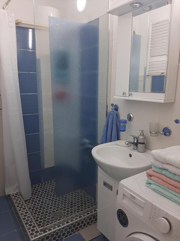 Kopalnica v nastanitvi Apartman Oskar