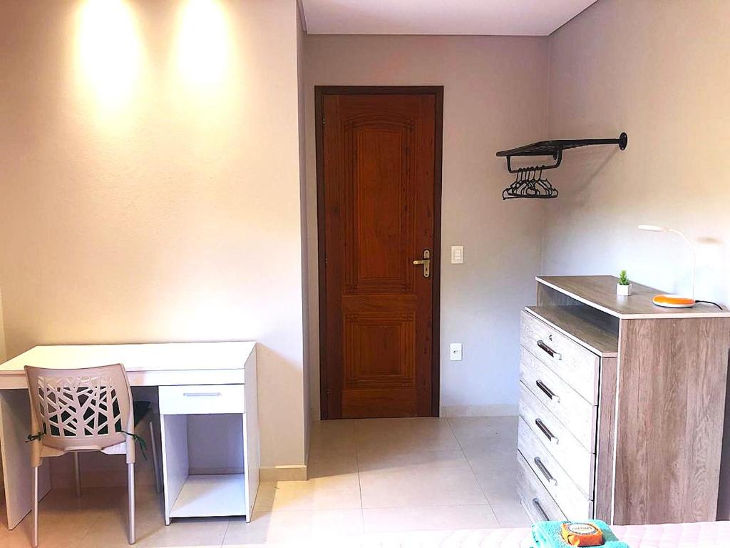Dapur atau dapur kecil di Meu Aconchego