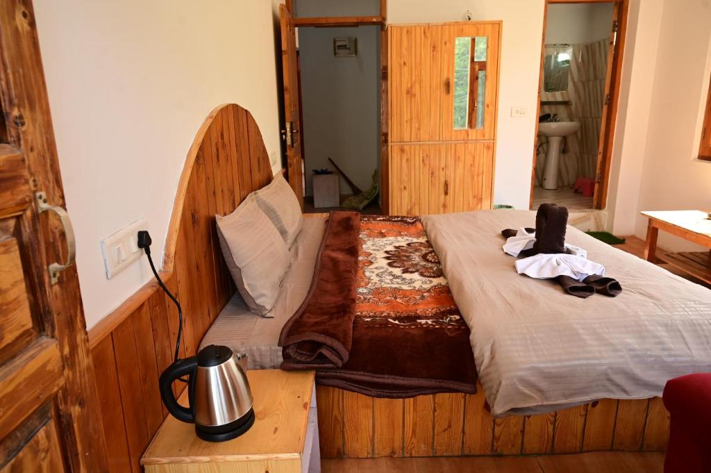 Postel nebo postele na pokoji v ubytování Rest N Ramble - Manali