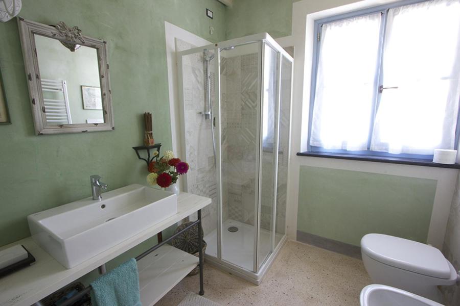 Koupelna v ubytování Casa Aquarela