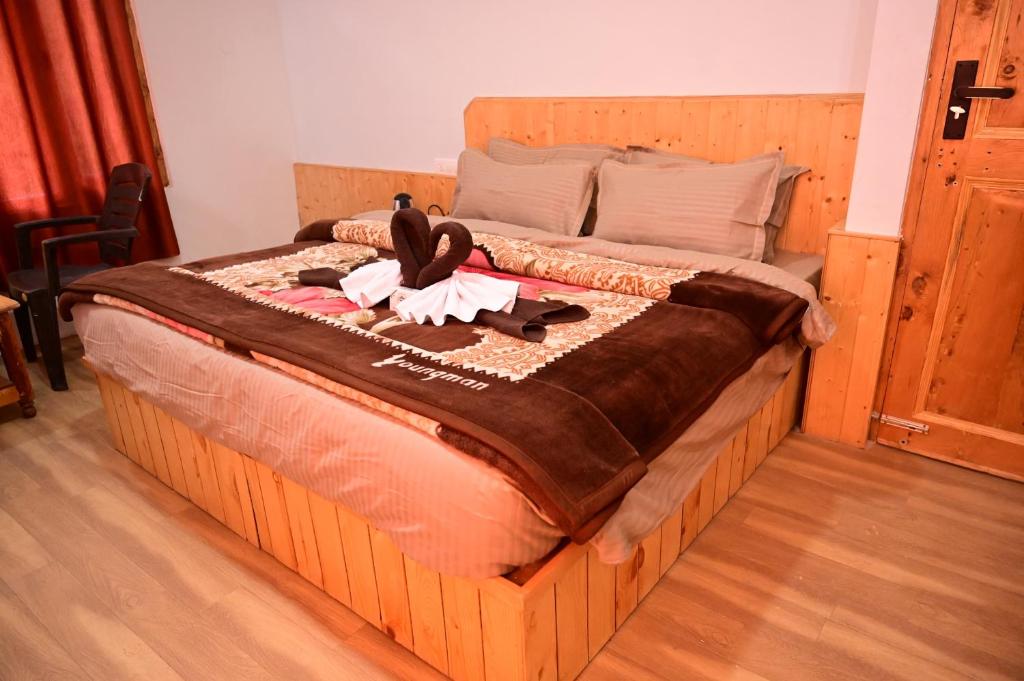Postel nebo postele na pokoji v ubytování Rest N Ramble - Manali