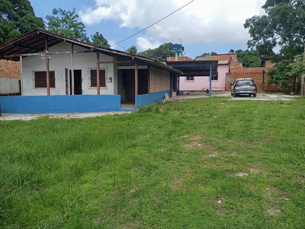 a view of the yard of a house at Solar dos Rabelo in Belém