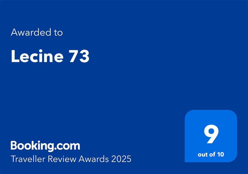 Certifikát, hodnocení, plakát nebo jiný dokument vystavený v ubytování Lecine 73
