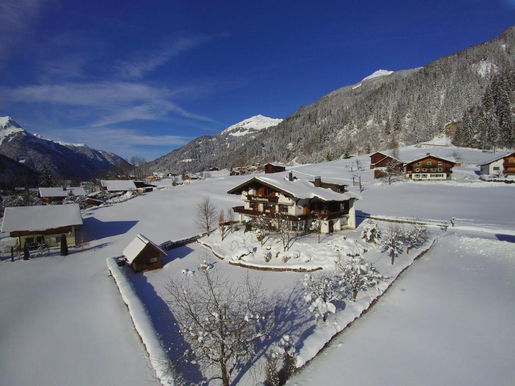 Sonnenhang Montafon durante l'inverno