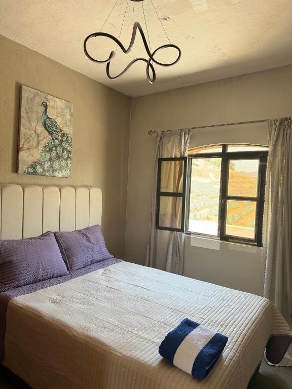 Postel nebo postele na pokoji v ubytování Casa Volcán