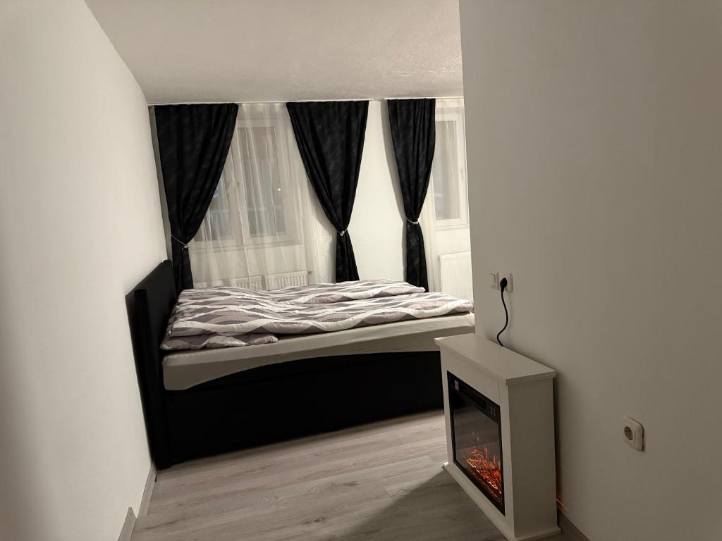 Postel nebo postele na pokoji v ubytování Burg Kapfenberg Exklusiv