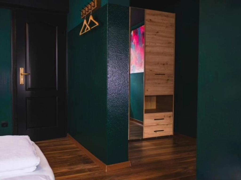 Postel nebo postele na pokoji v ubytování Friedrich DAS BETT