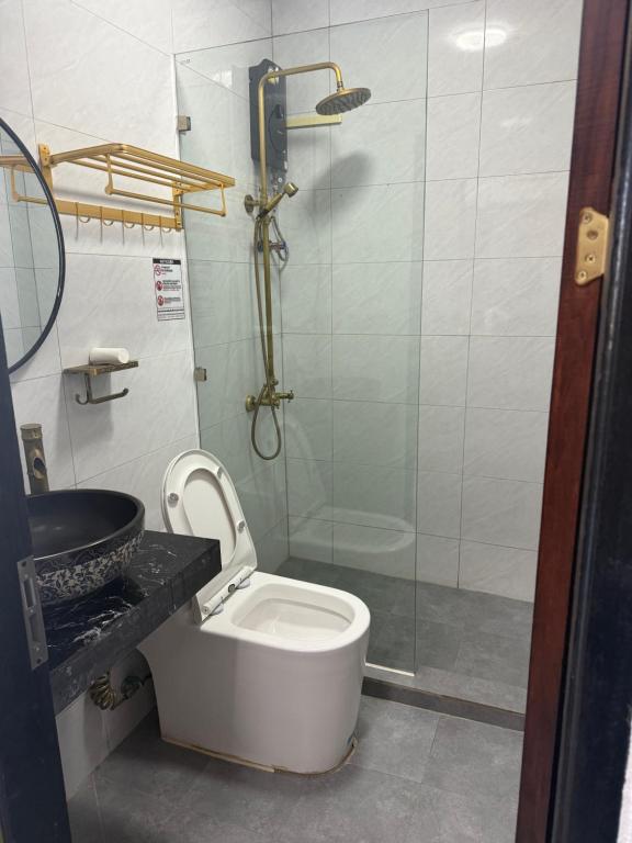 Koupelna v ubytování MANYTHIP Hotel