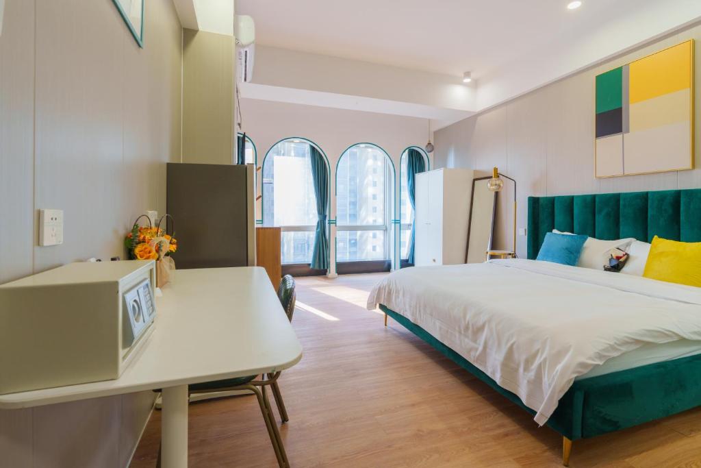 Sunny International Apartment From Beiiing Road - Habitación Estándar Queen
