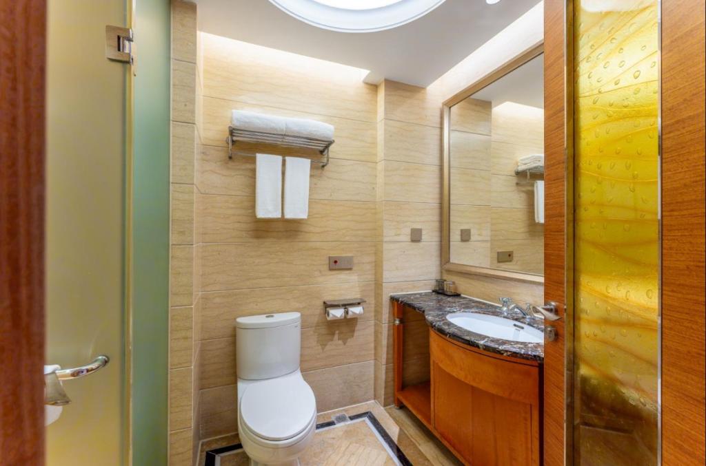 Koupelna v ubytování 上海戴斯温德姆酒店 Shanghai Days Wyndham Hotel