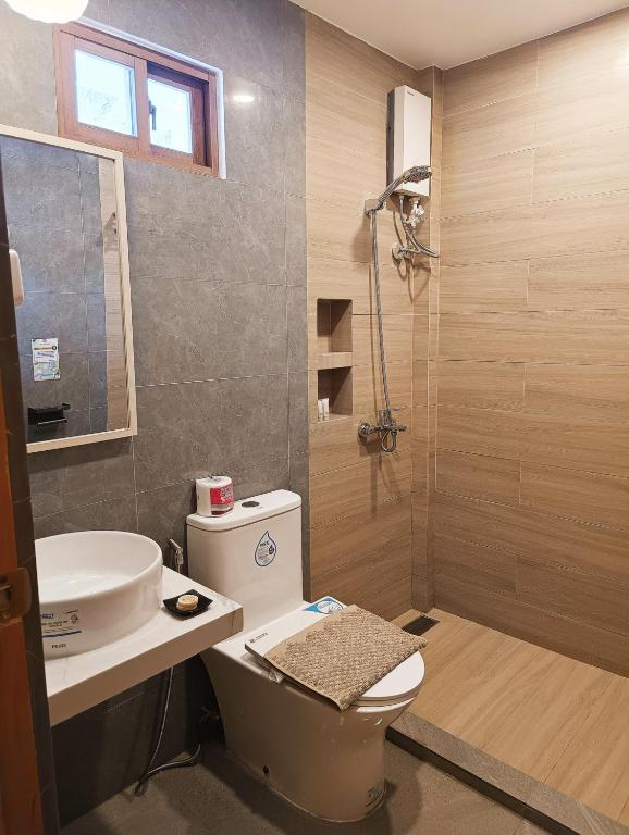 Koupelna v ubytování Beehive El Nido