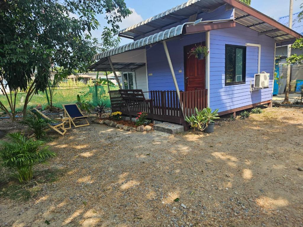 Zahrada ubytování Baan Nok Koh Chang