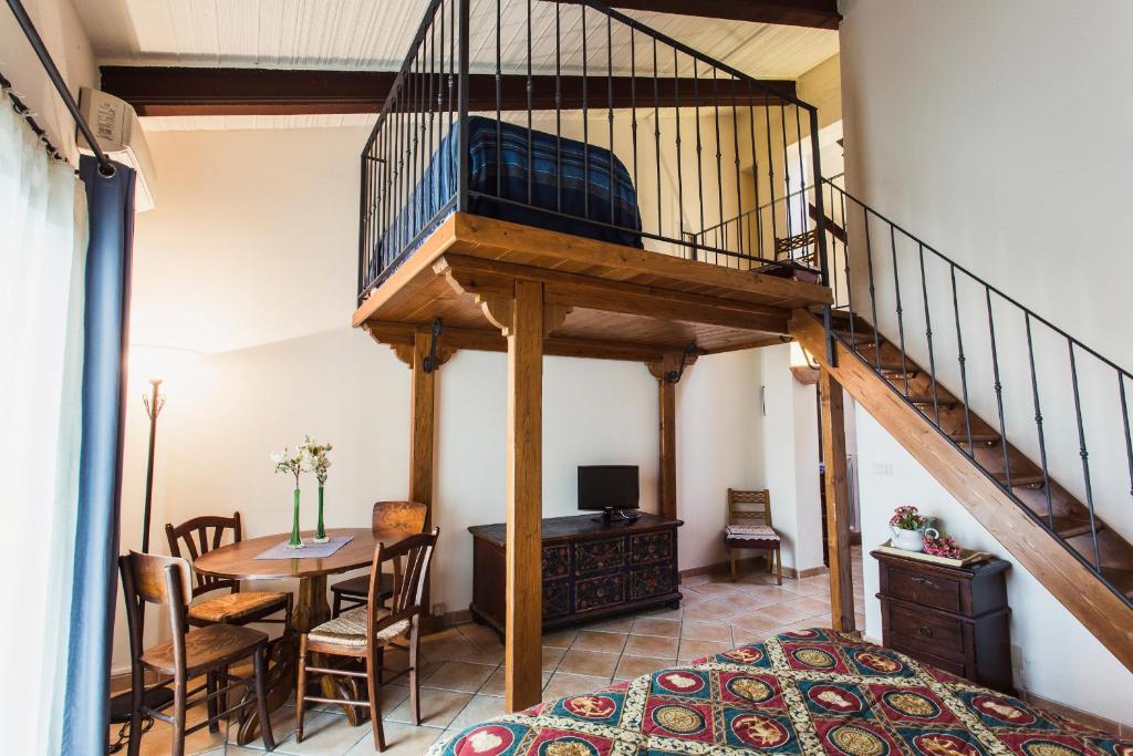Posezení v ubytování Pieve Del Castello