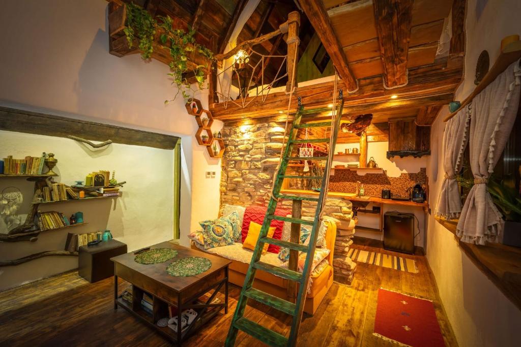 Posezení v ubytování Cucu's Nest