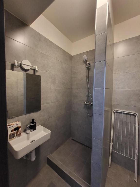 Koupelna v ubytování City Center Apartments - Moderna Brno Římské náměstí I