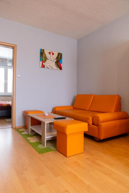 Χώρος καθιστικού στο Central apartment