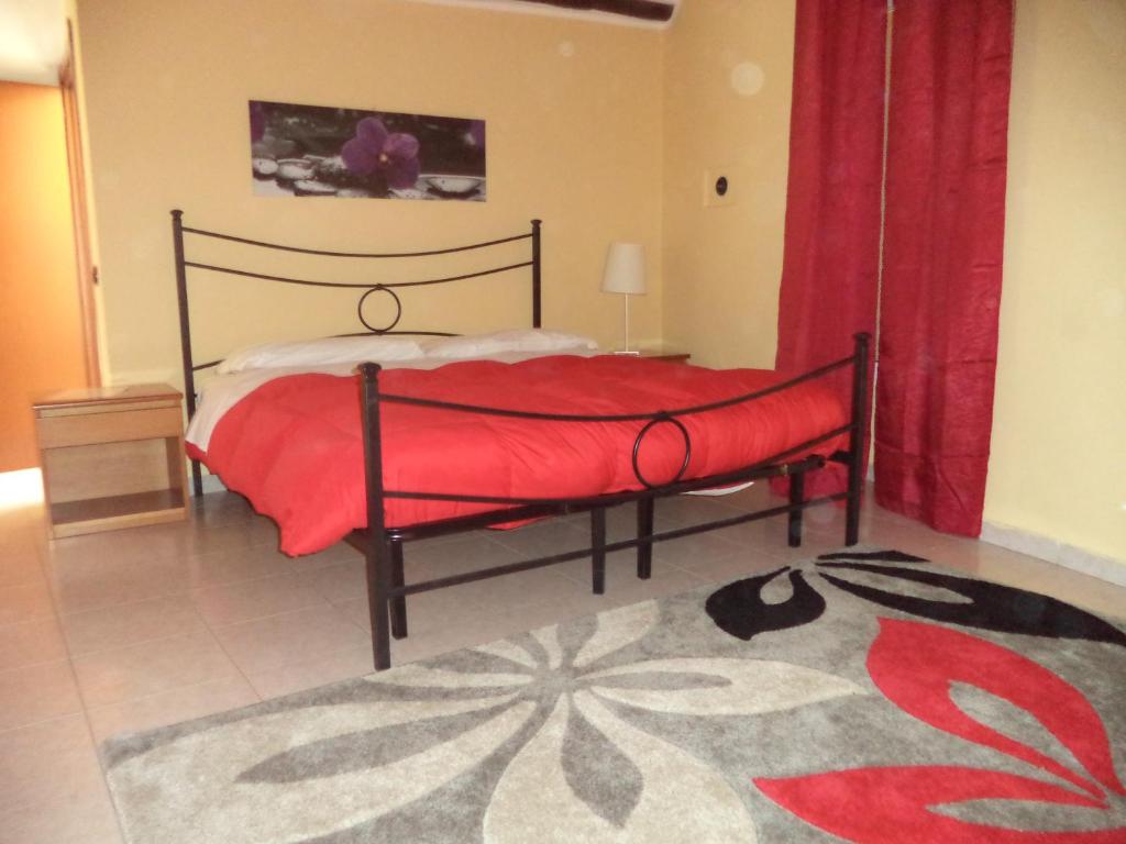 Postel nebo postele na pokoji v ubytování Hotel Il Nibbio
