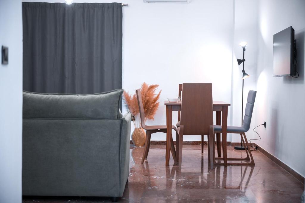 Posezení v ubytování Grec Maison Piraeus by GrecCollection