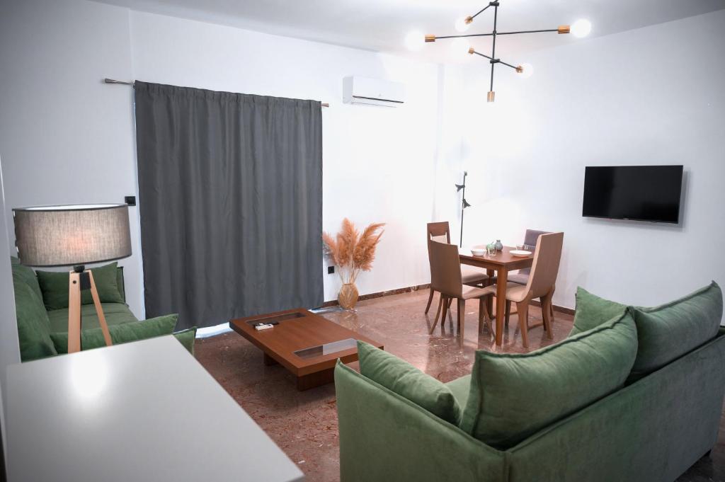 Posezení v ubytování Grec Maison Piraeus by GrecCollection