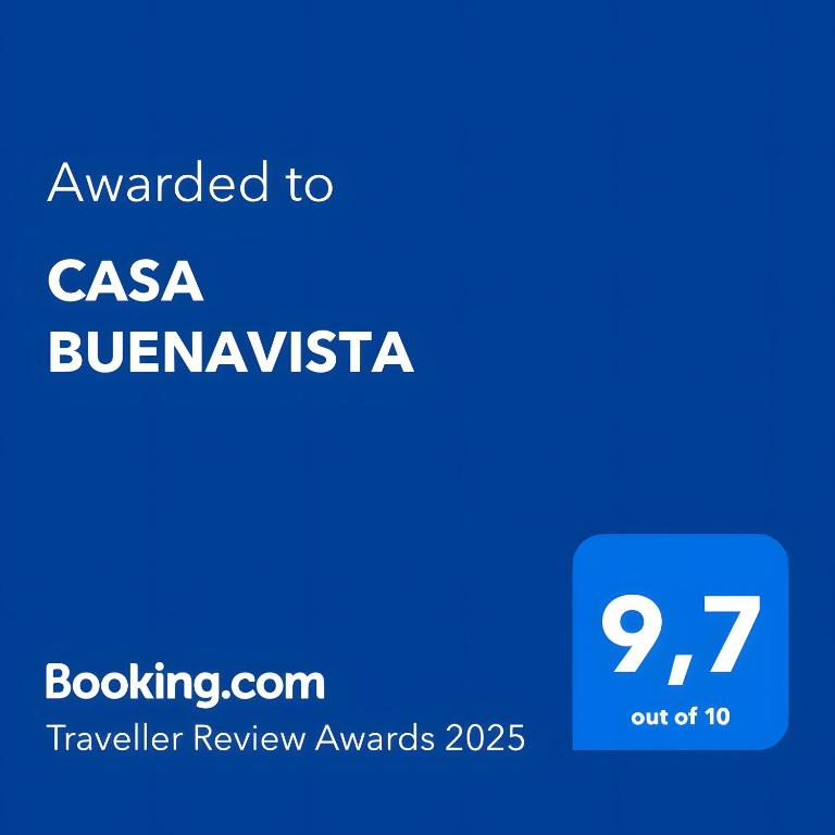 Casa Buenavista tanúsítványa, márkajelzése vagy díja