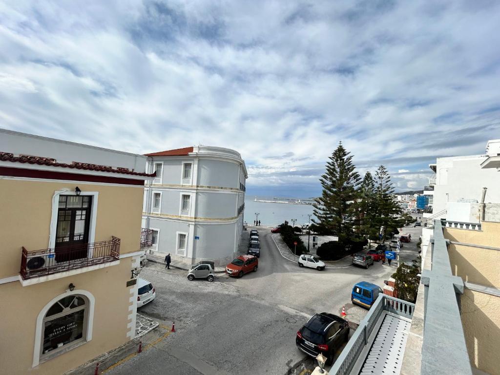 Widok na morze z tego hotelu