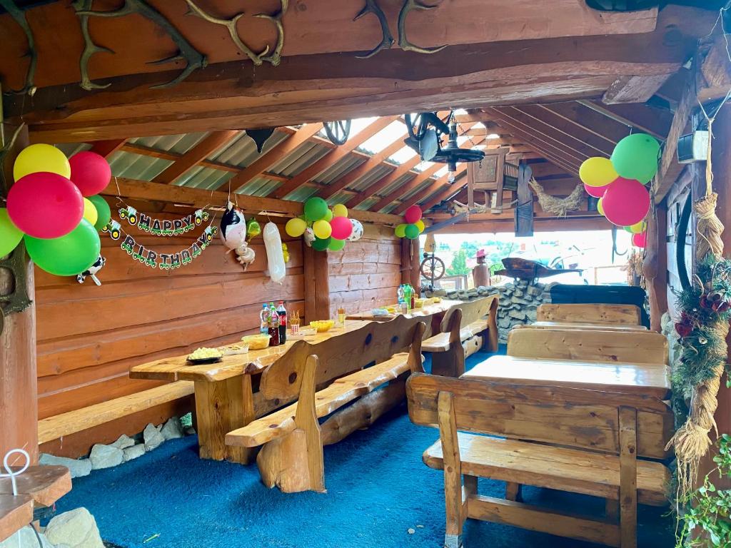 Restaurace v ubytování Rancho-Bierna