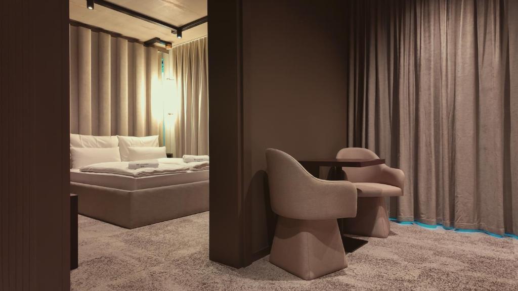 Posezení v ubytování Bellman Hotel
