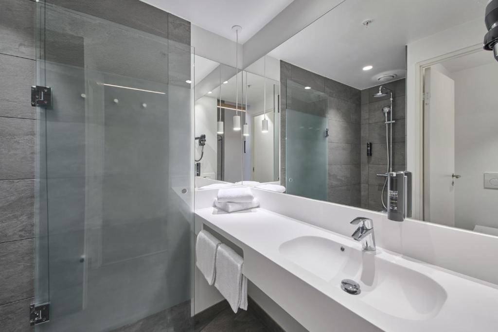 Koupelna v ubytování Four Points Flex by Sheraton Vejle